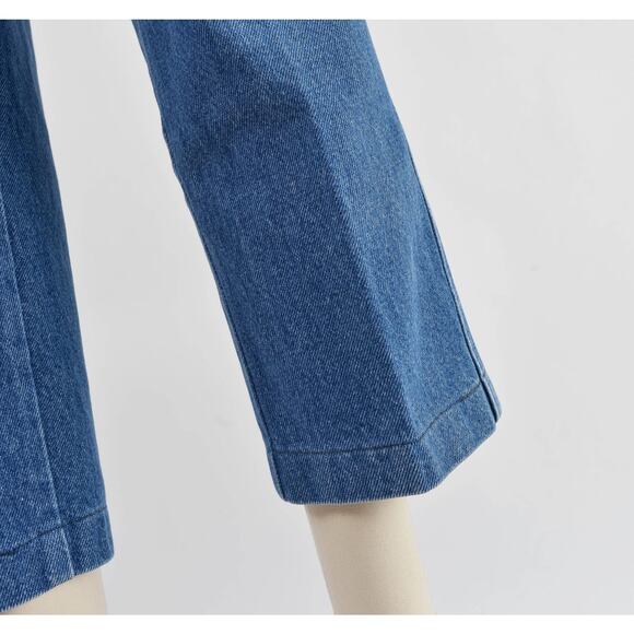 Vintage 90s Armani Jeans High Waisted Tapered Leg Cropped Ankle Length Jeans 28 - Picture 8 of 9